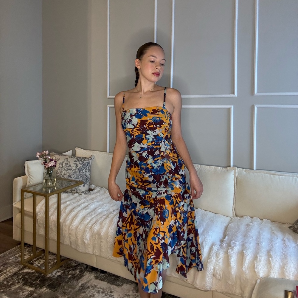 Prabal Gurung Vibrant Floral Maxi Dress